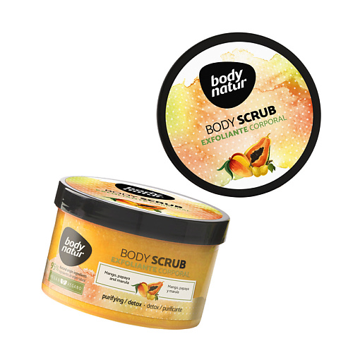 BODY NATUR Скраб для тела манго папайя и марула Body Scrab Exfoliante Corporal 747₽