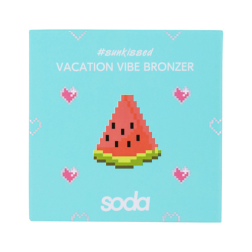 SODA Бронзер прессованный Vacation Vibe Bronzer #sunkissed