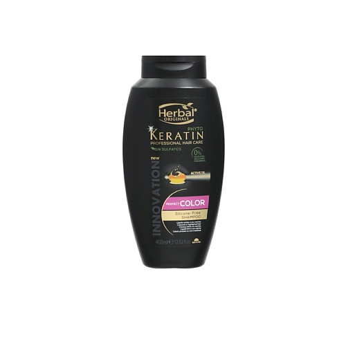 HERBAL Шампунь фито-кератин Защита цвета окрашенных волос Keratin Professional Hair Care Shampoo 1607₽