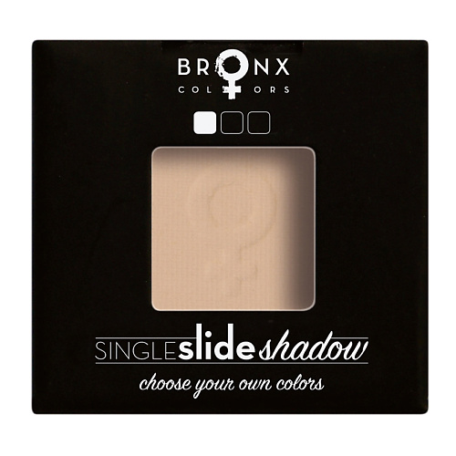 BRONX COLORS Тени для век Single Slide Shadow 391₽