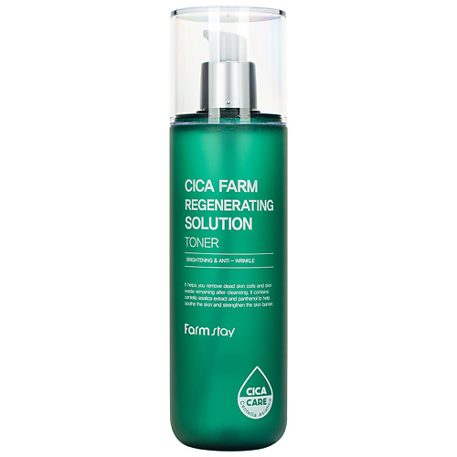 

FARMSTAY Тонер для лица восстанавливающий с центеллой азиатской Cica Farm Regenerating Solution Toner, Тонер для лица восстанавливающий с центеллой азиатской Cica Farm Regenerating Solution Toner