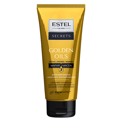 

ESTEL PROFESSIONAL Бальзам-маска c комплексом драгоценных масел для волос Golden Oils, Бальзам-маска c комплексом драгоценных масел для волос Golden Oils