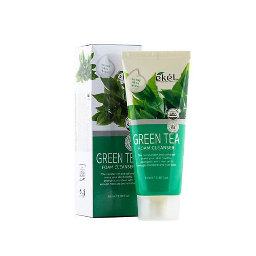 EKEL Пенка для умывания с Зеленым чаем Тонизирующая Foam Cleanser Green Tea 100.0