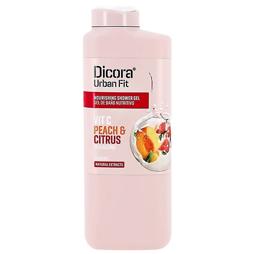 DICORA URBANFIT Dicora Urban Fit  Гель для душа Vitamin C Citrus & Peach (цитрус и персик) 400.0