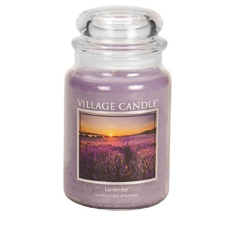 

VILLAGE CANDLE Ароматическая свеча "Lavender", большая, Ароматическая свеча "Lavender", большая