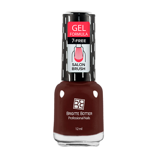 BRIGITTE BOTTIER Лак для ногтей GEL FORMULA тон 01 прозрачный 100 280₽