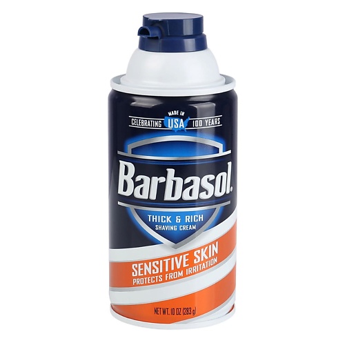 BARBASOL Крем-пена для бритья для чувствительной кожи Sensitive Skin Shaving Cream 283.0