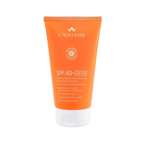 

L'ADELEIDE L`ADELEIDE Солнцезащитная эмульсия SPF 40+ 150, L`ADELEIDE Солнцезащитная эмульсия SPF 40+