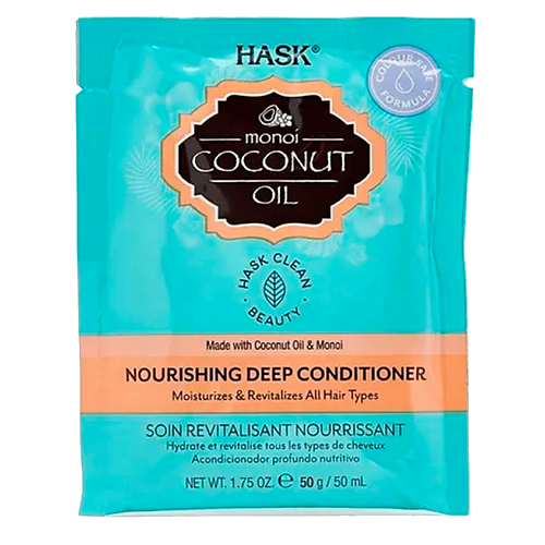 

HASK Coconut Monoi Oil Nourishing Deep Conditioner Sachet - кондиционер для волос с кокосом, Coconut Monoi Oil Nourishing Deep Conditioner Sachet - кондиционер для волос с кокосом