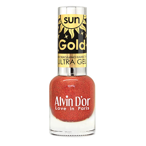 ALVIN D’OR Лак для ногтей SUN GOLD, 01 Солнечная роза