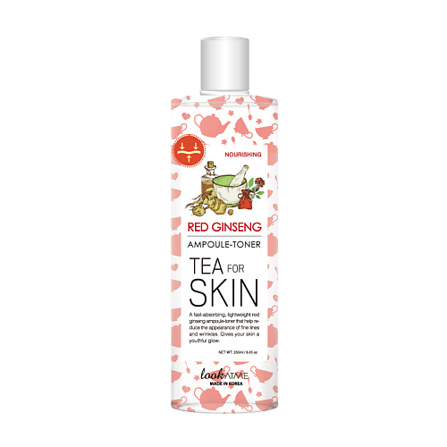 фото Look at me тонер для лица питательный tea for skin red ginseng