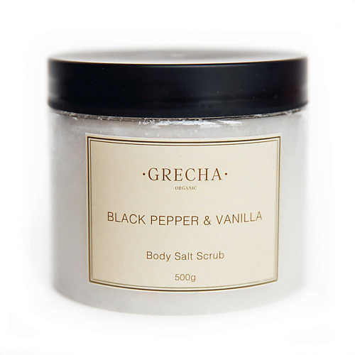 

GRECHA ORGANIC Скраб для тела "Black Pepper & Vanilla" 500.0, Скраб для тела "Black Pepper & Vanilla"