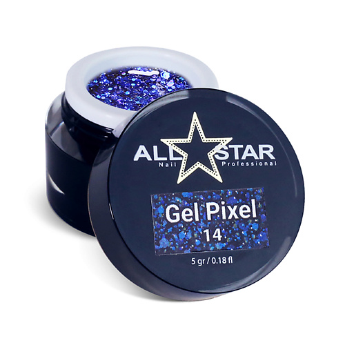 ALL STAR PROFESSIONAL Гель для дизайна ногтей, Gel Pixel 01