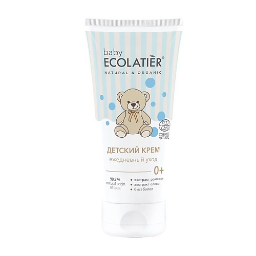 ECOLATIER baby Детский крем Ежедневный уход BABY 0 Ecocert 1000 281₽