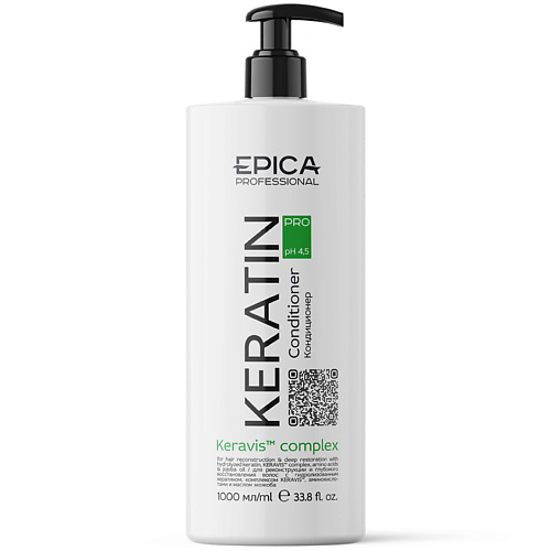 

EPICA PROFESSIONAL Кондиционер для реконструкции и глубокого восстановления Keratin Pro, Кондиционер для реконструкции и глубокого восстановления Keratin Pro