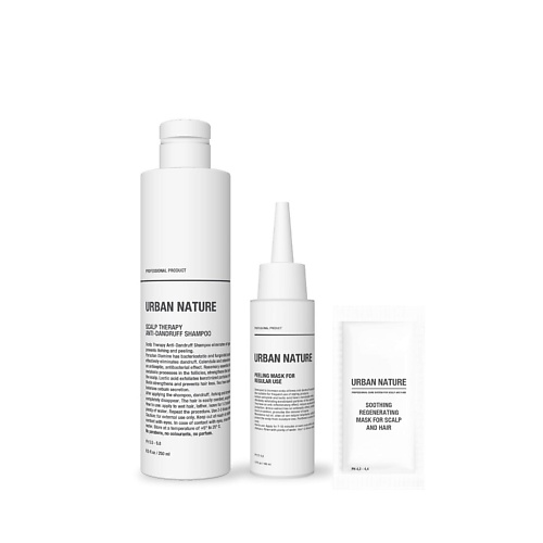 

URBAN NATURE Набор для ухода за волосами Mini Kit ANTI-DANDRUFF, Набор для ухода за волосами Mini Kit ANTI-DANDRUFF