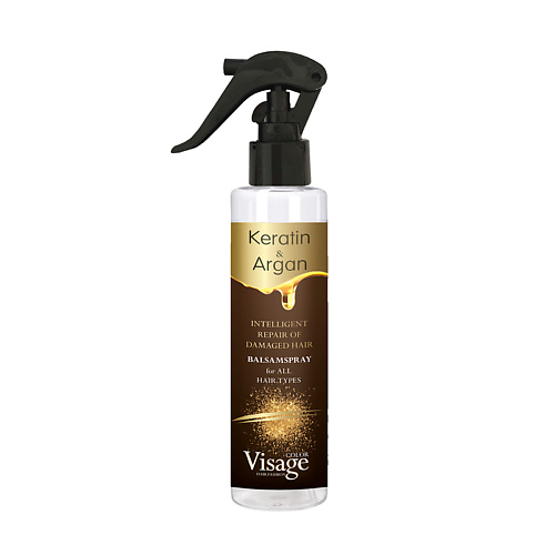 фото Visage color hair fashion двухфазный спрей-кондиционер balsamspray keratin & argan 200