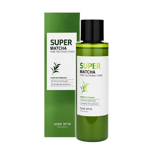 

SOME BY MI Тонер для сужения пор с экстрактом чая матча Super Matcha, Тонер для сужения пор с экстрактом чая матча Super Matcha