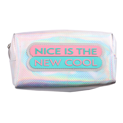 SODA NEON SILVER BEAUTY BAG neonbeauty КОСМЕТИЧКА НЕОНОВАЯ СЕРЕБРИСТАЯ 739₽