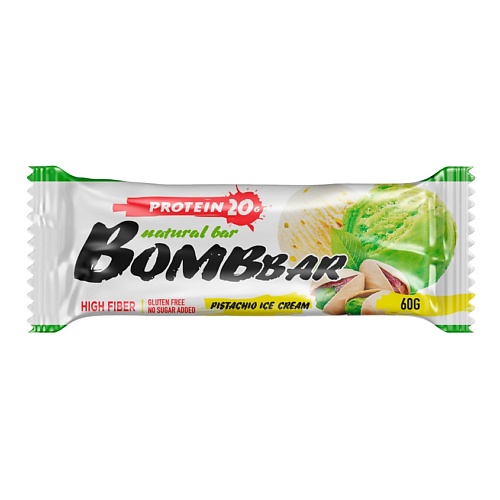 

BOMBBAR Батончик Фисташковый пломбир, Батончик Фисташковый пломбир