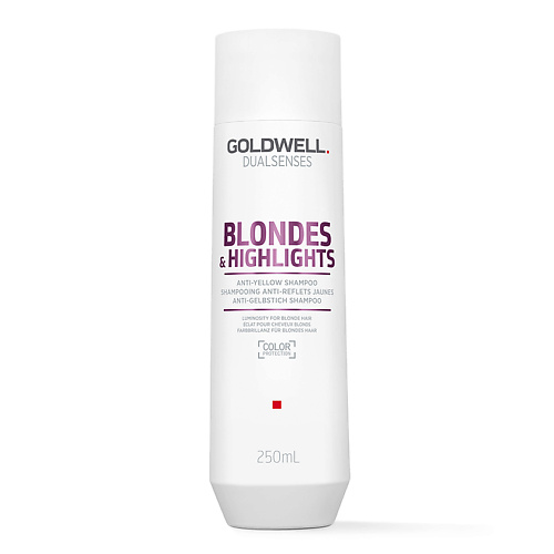 GOLDWELL Шампунь для осветленных и мелированных волос Dualsenses Blondes Highlights Anti-Yellow Shampoo 2474₽