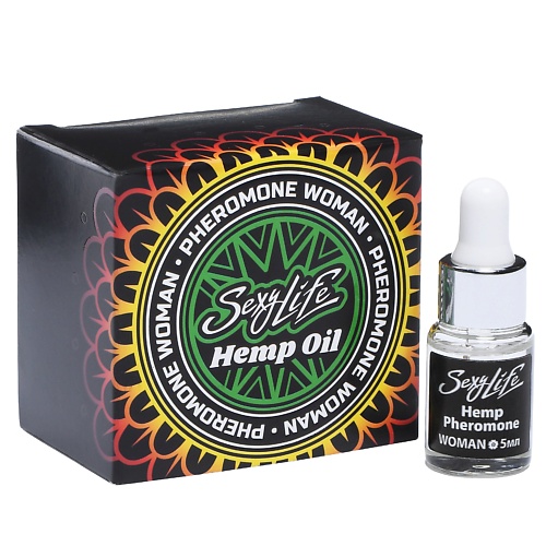 

SEXY LIFE Ароматическое масло (парфюмерное) "Hemp Oil Pheromone" women 5.0, Ароматическое масло (парфюмерное) "Hemp Oil Pheromone" women