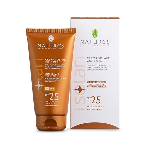 

NATURE'S HARMONY AND WELLBEING Крем солнцезащитный для лица и тела SPF 25 iSolari 150.0, Крем солнцезащитный для лица и тела SPF 25 iSolari