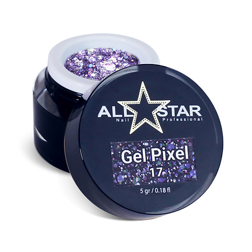 ALL STAR PROFESSIONAL Гель для дизайна ногтей, Gel Pixel 01