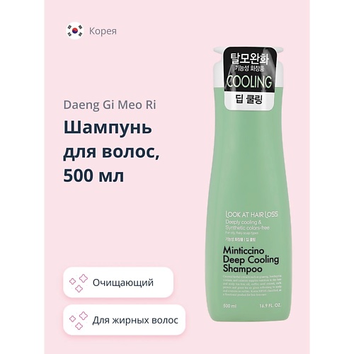 DAENG GI MEO RI Шампунь для волос LOOK AT HAIR LOSS (для жирной кожи головы) 500.0