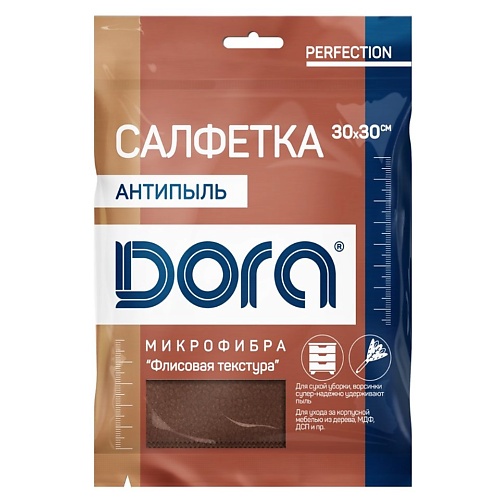 

DORA Салфетка из микрофибры Антипыль 1.0, Салфетка из микрофибры Антипыль