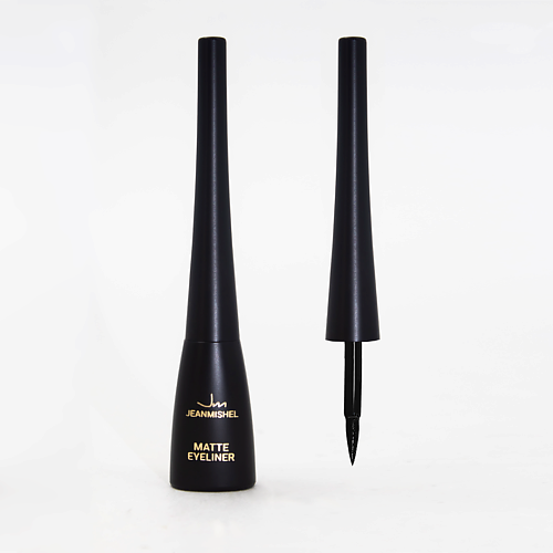 фото Jeanmishel подводка для глаз жидкая "eyeliner black matte"