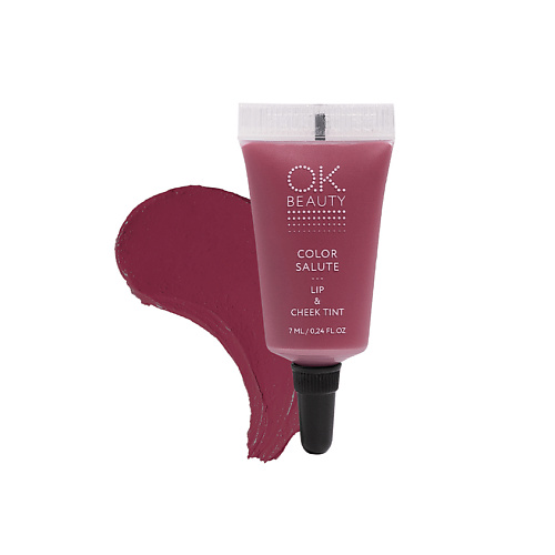 OK BEAUTY Стойкий пигмент для губ и щек СOLOR SALUTE LIP & CHEEK