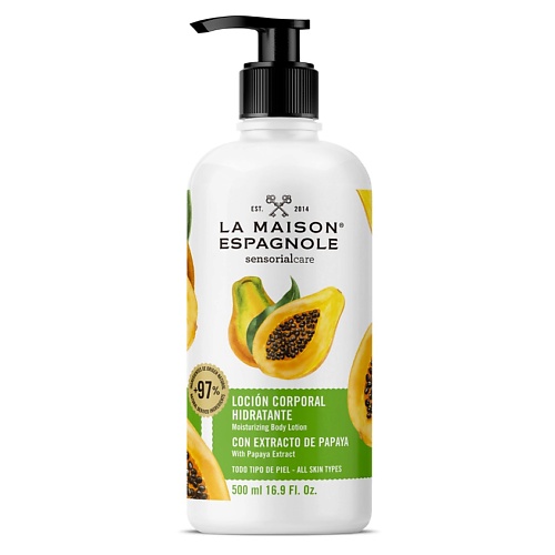 

LA MAISON ESPAGNOLE Лосьон для тела увлажняющий "Папайя" Sensorialcare Moisturizing Body Lotion, Лосьон для тела увлажняющий "Папайя" Sensorialcare Moisturizing Body Lotion