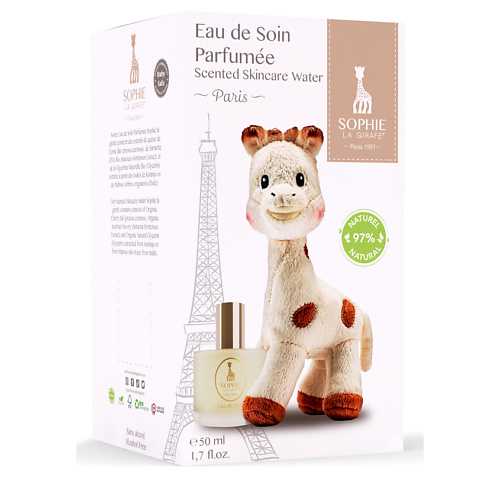 фото Sophie la girafe набор eau de soin parfumee c мягкой игрушкой