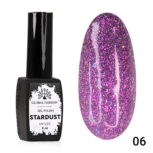 GLOBAL FASHION Гель лак Stardust 01