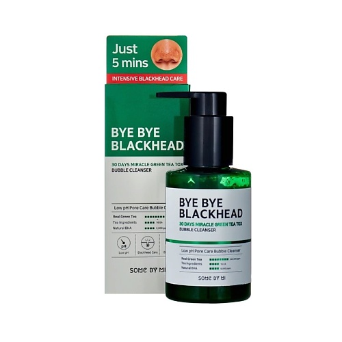 

SOME BY MI Маска-пенка для лица пузырьковая Bye Bye Blackhead 30 Days Miracle, Маска-пенка для лица пузырьковая Bye Bye Blackhead 30 Days Miracle