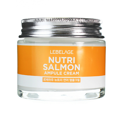 

LEBELAGE Крем для лица с Лососевым маслом ампульный Ampule Cream Nutri Salmon 70.0, Крем для лица с Лососевым маслом ампульный Ampule Cream Nutri Salmon