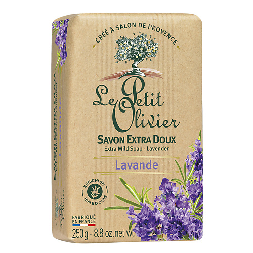 

LE PETIT OLIVIER Мыло нежное Лаванда Lavande Extra Mild Soap, Мыло нежное Лаванда Lavande Extra Mild Soap