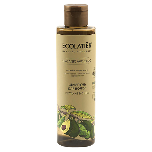 ECOLATIER Шампунь для волос Питание Сила ORGANIC AVOCADO 250 257₽