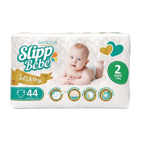 

SLIPP BEBE Подгузники для детей TWIN № 2 44.0, Подгузники для детей TWIN № 2