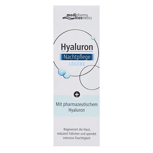 

MEDIPHARMA COSMETICS Крем для лица ночной легкий Hyaluron 50.0, Крем для лица ночной легкий Hyaluron