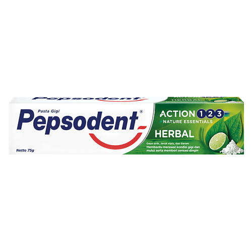 PEPSODENT Зубная паста ACTION 123 HERBAL Травы 75