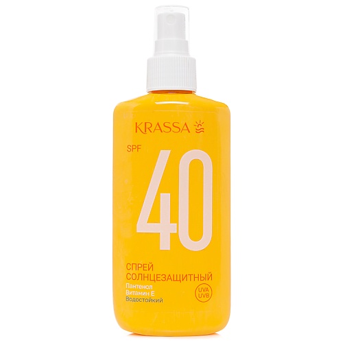 

KRASSA Спрей солнцезащитный SPF 40 150.0, Спрей солнцезащитный SPF 40