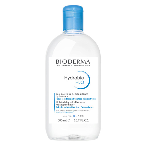 BIODERMA Мицеллярная вода очищающая для обезвоженной кожи лица Hydrabio H2O 500.0