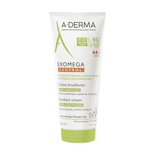 

A-DERMA Смягчающий крем для лица и тела Exomega Control, Смягчающий крем для лица и тела Exomega Control