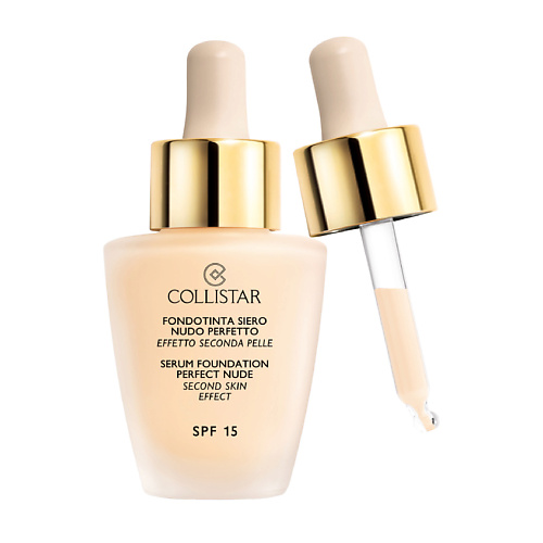 

COLLISTAR Тональная основа-сыворотка идеальный нюд SPF 15 Perfect Nude Serum Foundation, Тональная основа-сыворотка идеальный нюд SPF 15 Perfect Nude Serum Foundation