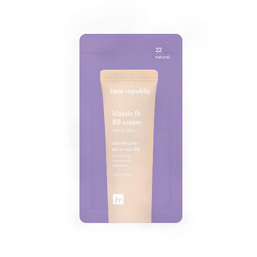 

FACE REPUBLIC BB-крем для лица SPF30 PA++ 22 Klassic fit BB cream, BB-крем для лица SPF30 PA++ 22 Klassic fit BB cream