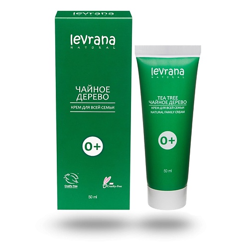 LEVRANA Крем для всей семьи Чайное дерево Tea Tree Natural Family Cream 360₽