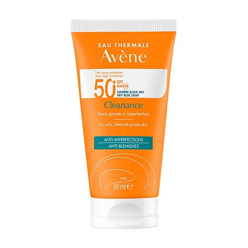 фото Avene флюид для лица солнцезащитный для проблемной кожи spf50 cleanance anti-blemishes