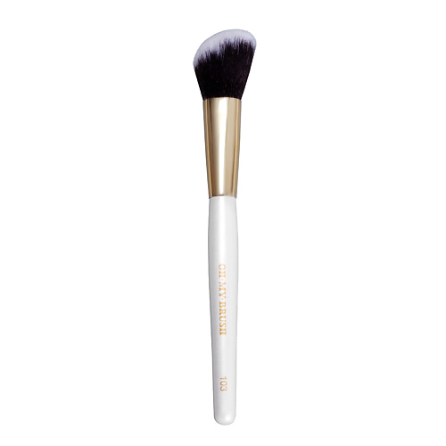 

OH MY BRUSH Кисть для коррекции Angeled contouring brush 103, Кисть для коррекции Angeled contouring brush 103